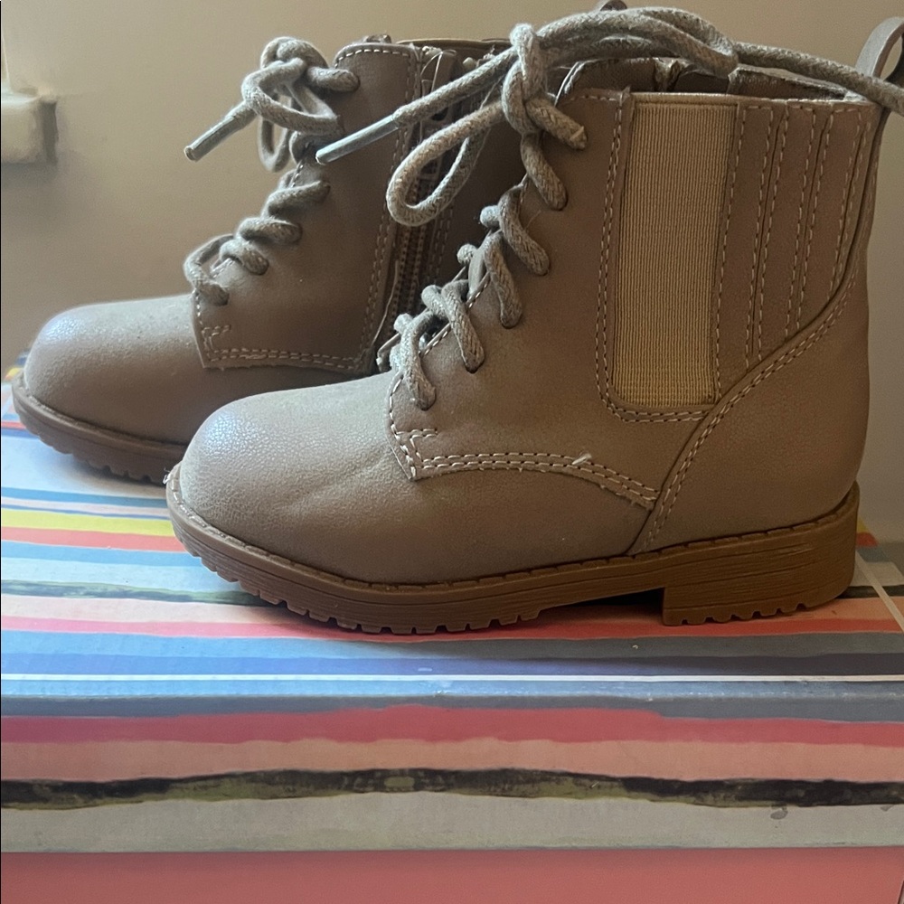 Mia Shoes Tan Kids Boots